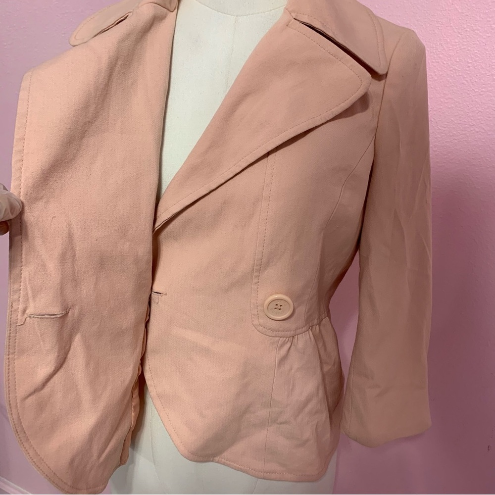 VTG Y2K Guess Blush Pink Blazer Jacket S - Picture 8 of 16